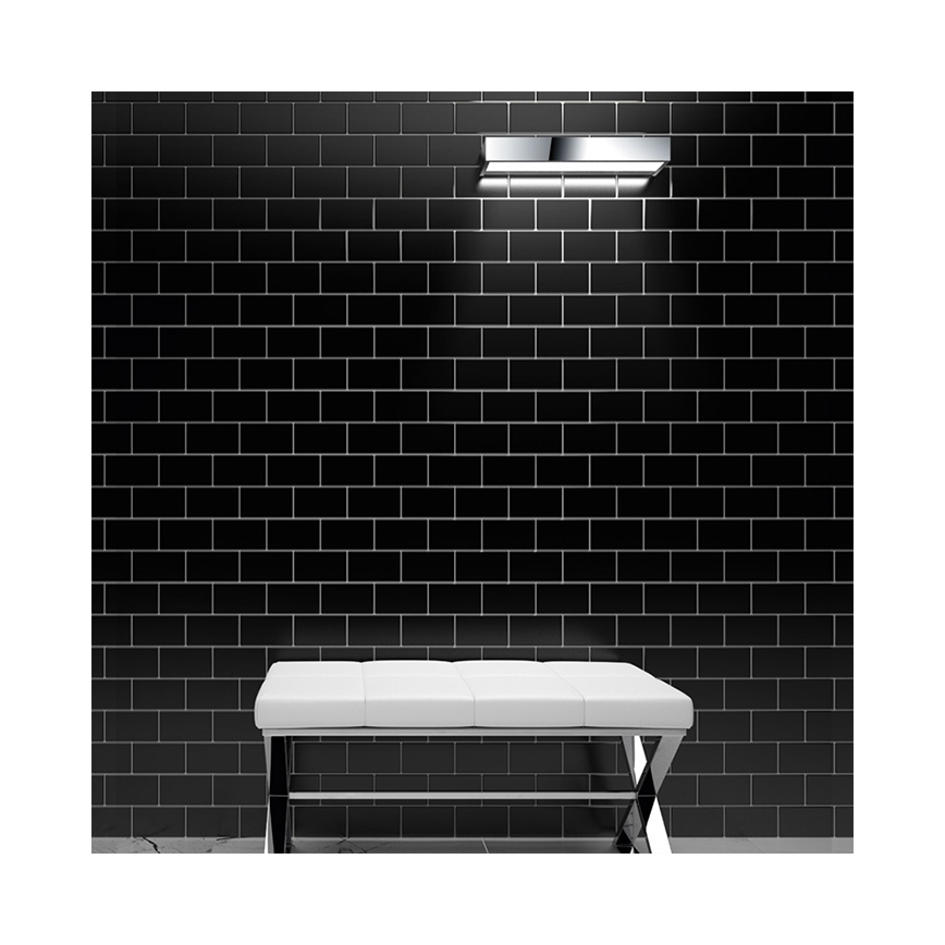 Kinkiet łazienkowy LED/9W/230V 40 cm IP44 błyszczący chrom