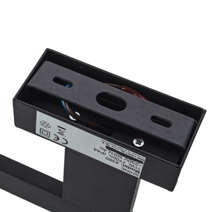 Kinkiet łazienkowy LED SHINE/11W/230V 45 cm IP44 czarny
