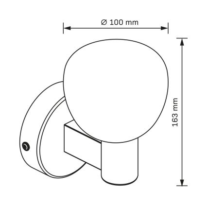 Kinkiet łazienkowy POLA 1xG9/5W/230V IP44 czarny/przezroczysty