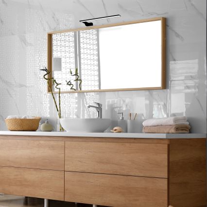 Kinkiet łazienkowy SHINE LED/11W/230V 45 cm IP44 czarny
