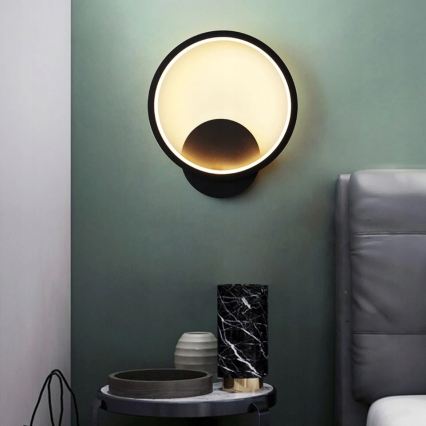 Kinkiet LED/14W/230V czarny