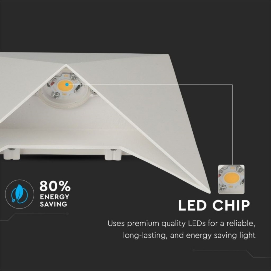 Kinkiet LED/5W/230V 4000K IP65 biały