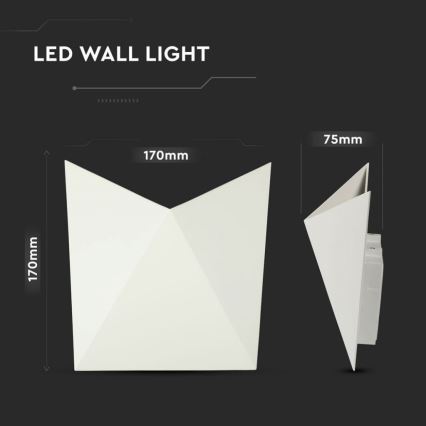 Kinkiet LED/5W/230V 4000K IP65 biały