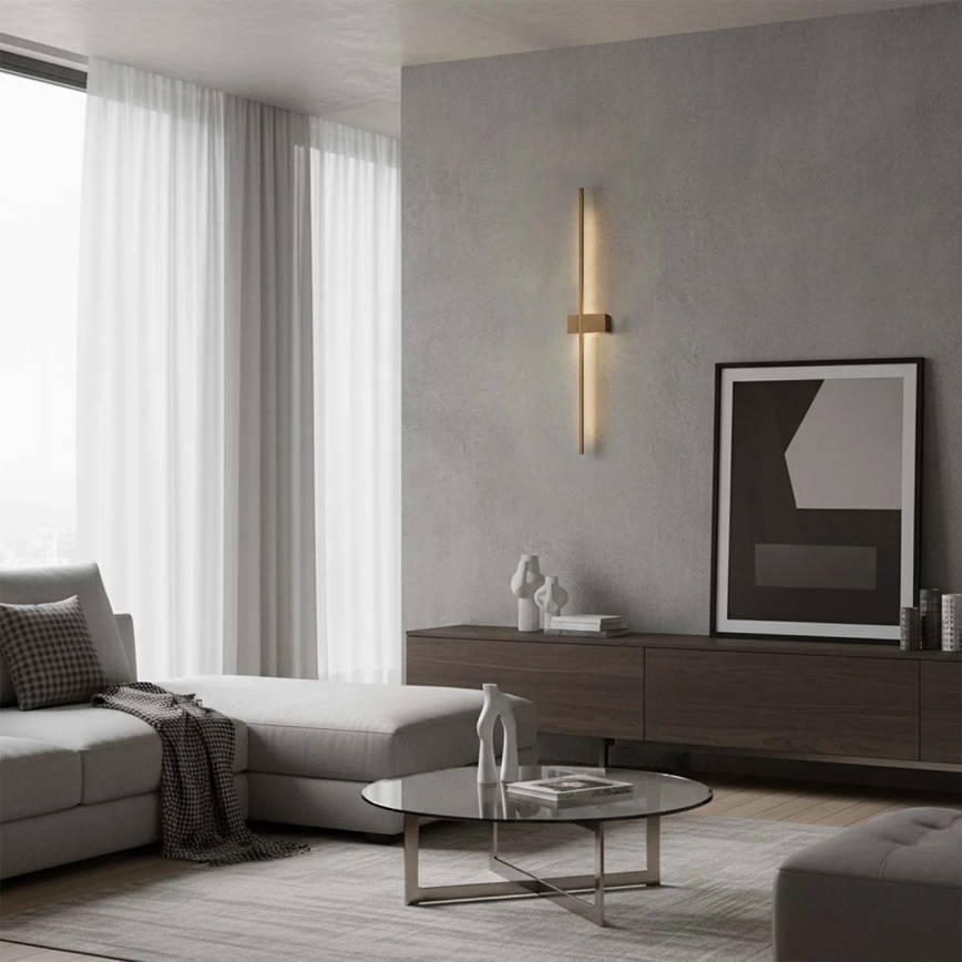 Kinkiet LED AISHA 12W/230V 4000K złoty