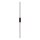 Kinkiet LED AISHA 20 W 230 V 4000 K 120 cm czarny