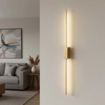 Kinkiet LED AISHA LED/20W/230V 4000K 120 cm złoty