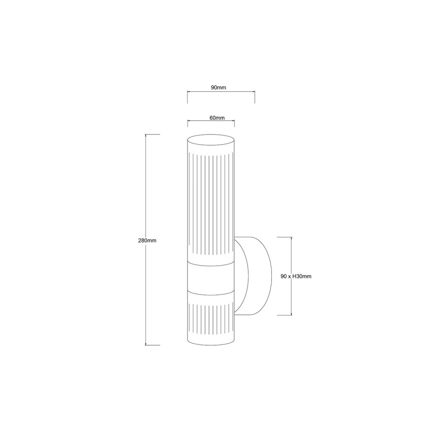 Kinkiet LED AMBIENTE LED/6W/230V 3000/4000/6000K złoty