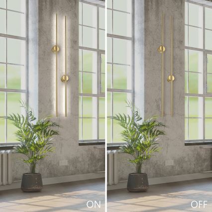 Kinkiet LED LANA LED/12W/230V 4000K matowe złoto