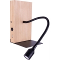 Kinkiet LED LECTOR LED/2,5W/230V USB dąb