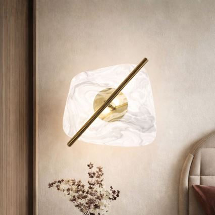 Kinkiet LED RELAX LED/5W/230V złoty/biały