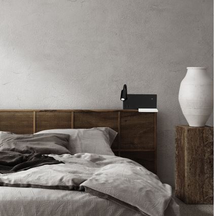 Kinkiet LED SHELF LED/4W+LED/5W+LED/2W/230V czarny