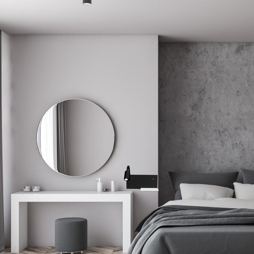 Kinkiet LED SHELF LED/4W+LED/5W+LED/2W/230V czarny