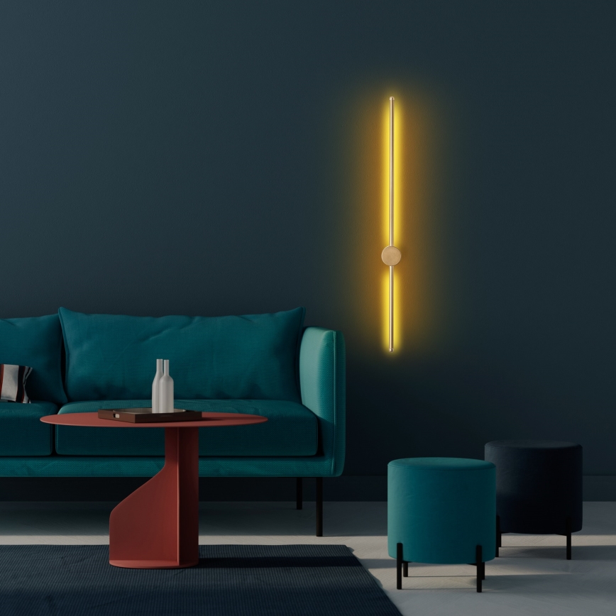 Kinkiet LED SWORD LED/13W/230V 3000K matowe złoto