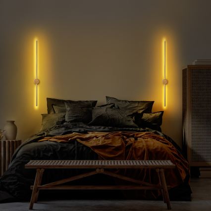 Kinkiet LED SWORD LED/13W/230V 3000K matowe złoto