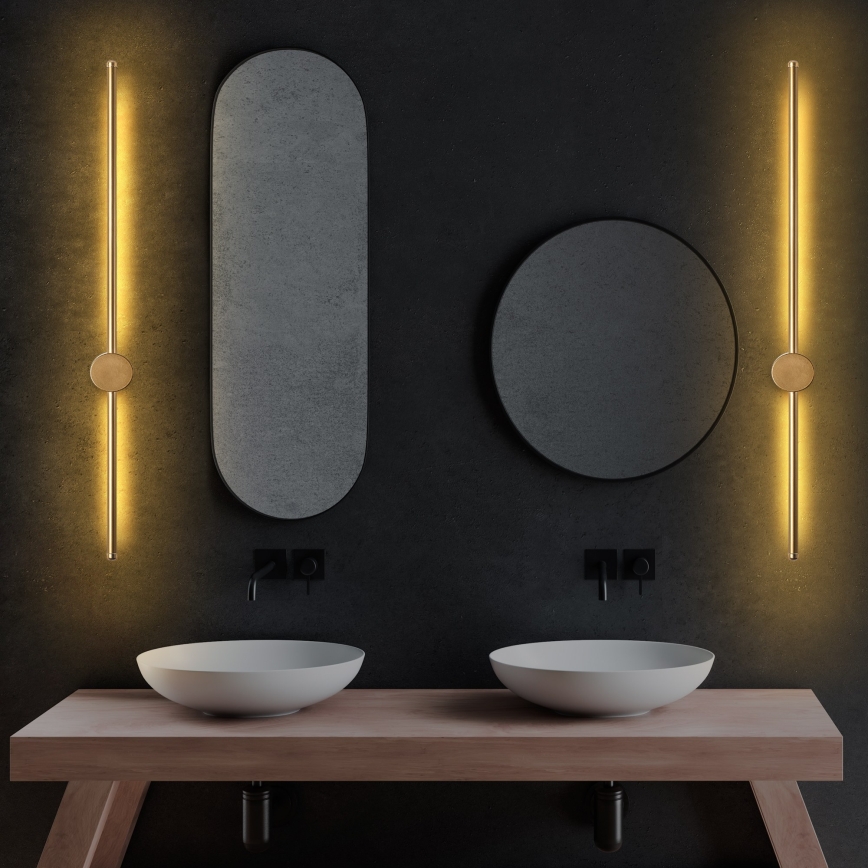 Kinkiet LED SWORD LED/13W/230V 3000K matowe złoto