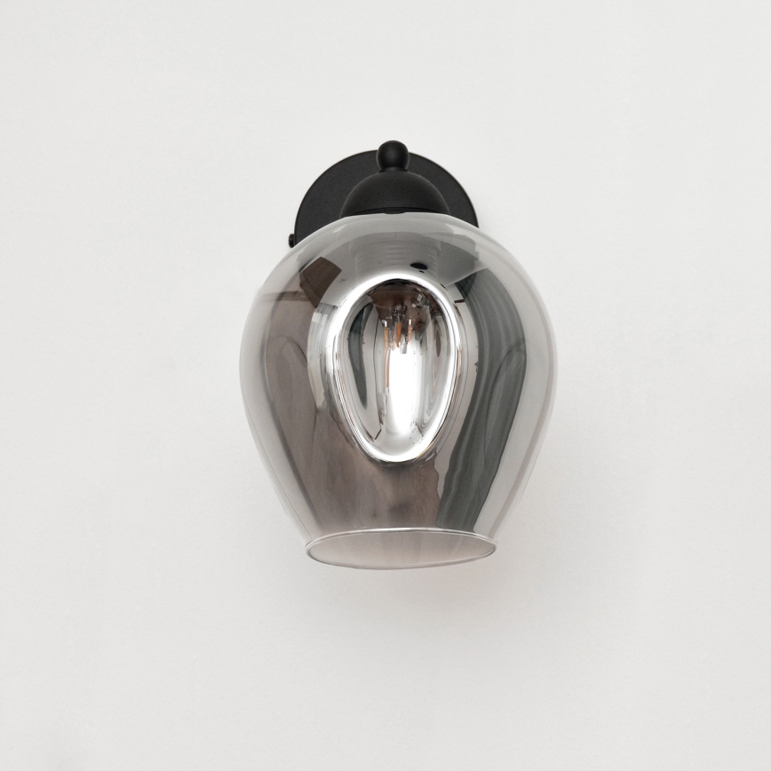 Kinkiet LILI 1xE27/15W/230V czarny/szary
