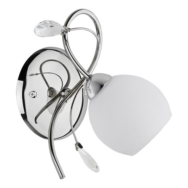 Kinkiet LIVIA 1xE14/10W/230V chrom błyszczący
