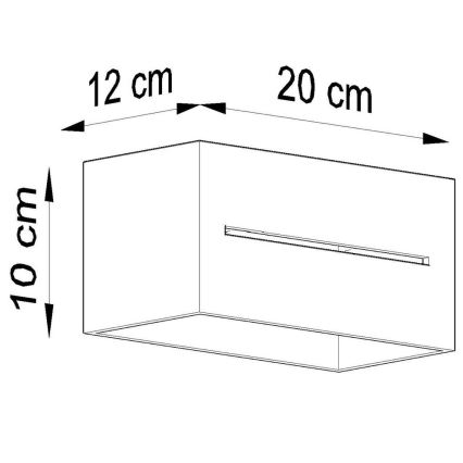 Kinkiet LOBO 2xG9/40W/230V czarny