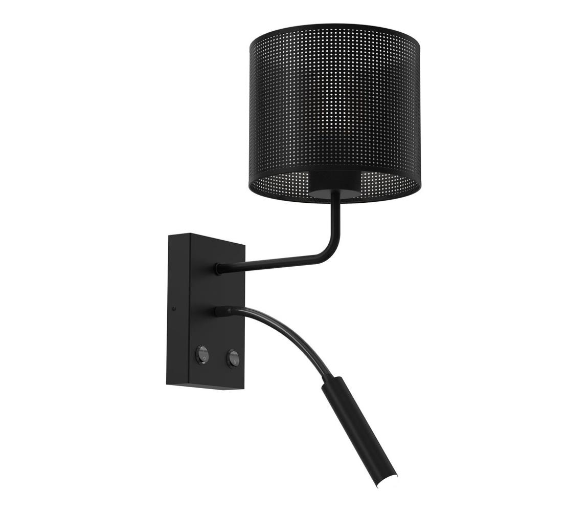 Kinkiet LOFT SHADE 1xE27/60W+1xG9/8W/230V czarny