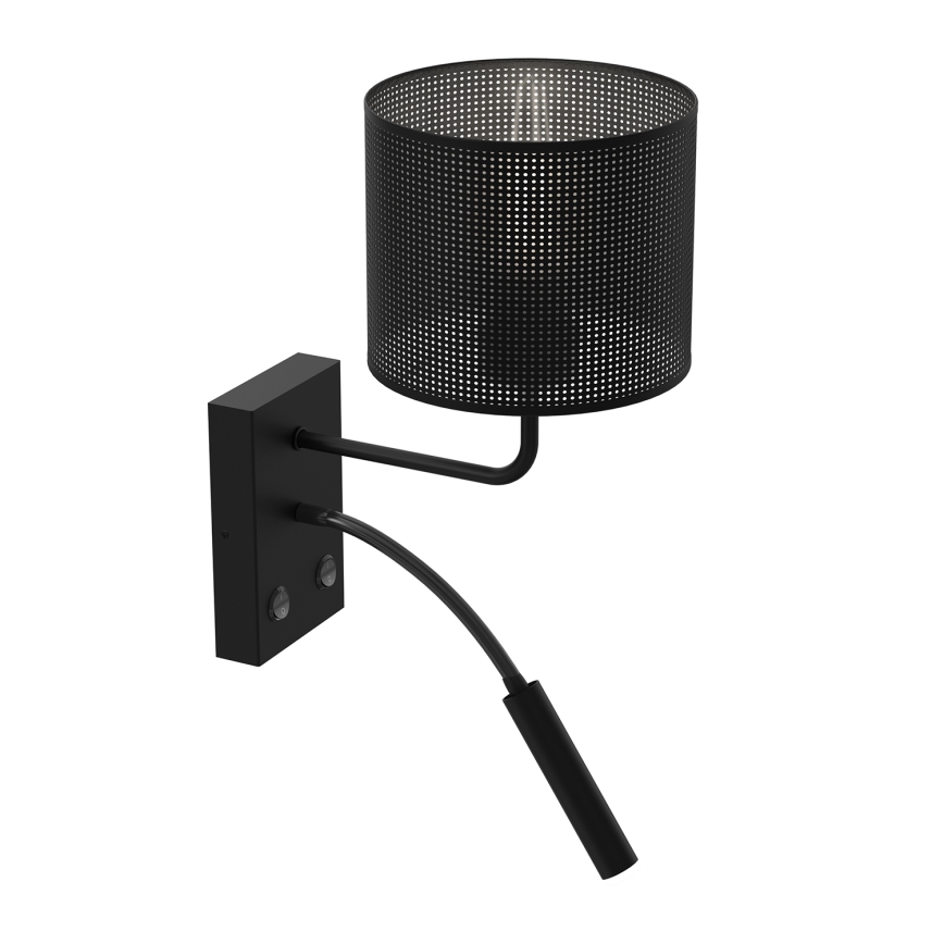 Kinkiet LOFT SHADE 1xE27/60W+1xG9/8W/230V czarny