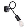 Kinkiet LOOP 1xE27/15W/230V czarne