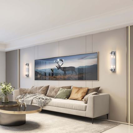 Kinkiet LORENZO 2xE14/40W/230V błyszczący chrom