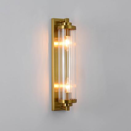 Kinkiet LORENZO 2xE14/40W/230V złoty