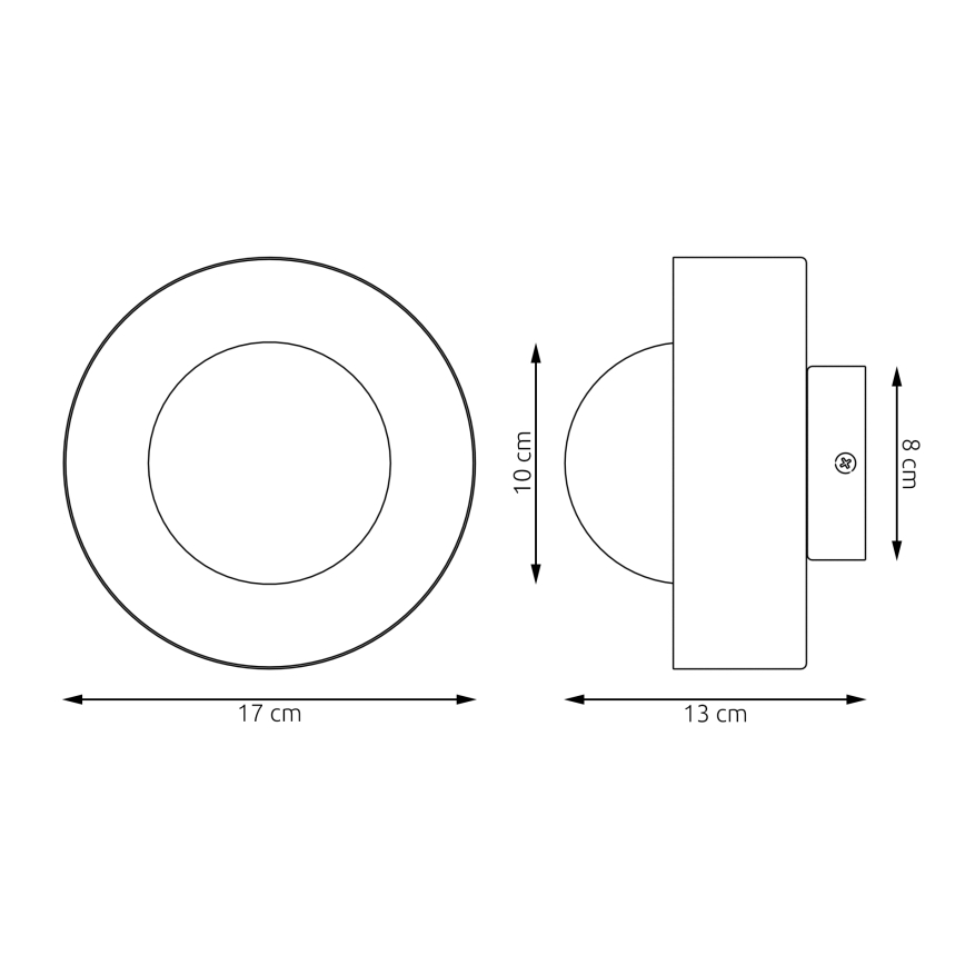 Kinkiet LULU 1xG9/8W/230V czarny