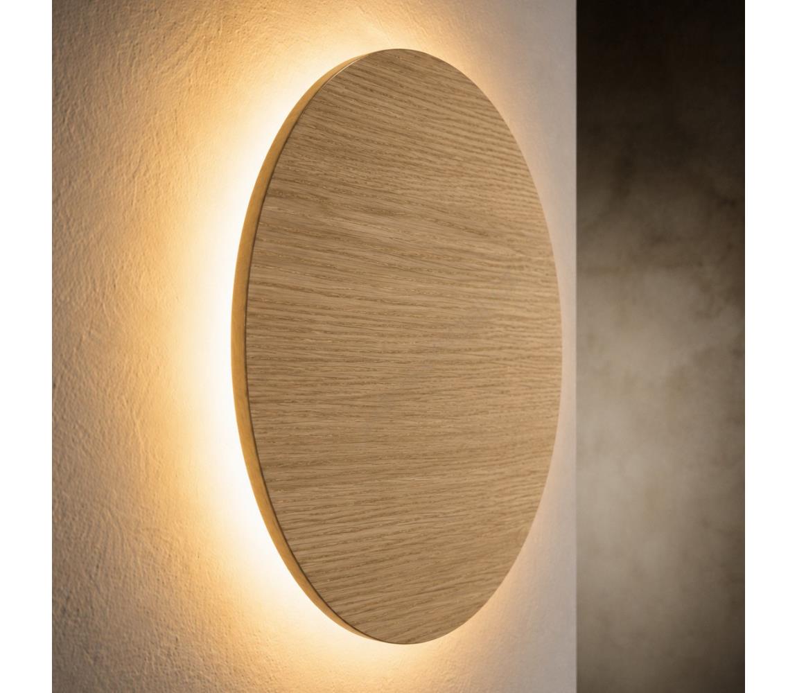 Kinkiet LUNA 4xG9/8W/230V śr. 40 cm dąb