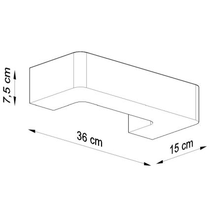 Kinkiet MAGNET 1xE27/60W/230V biały