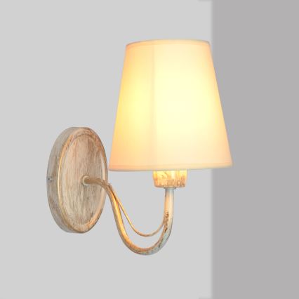 Kinkiet MALBO 1xE27/15W/230V beżowe