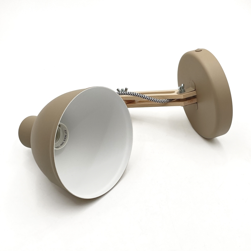 Kinkiet MARCELLO 1xE27/15W/230V beżowy