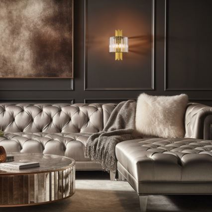 Kinkiet MARGOT 2xE14/40W/230V złoty