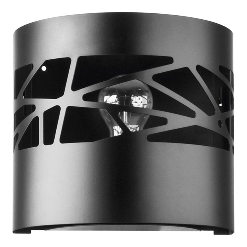 Kinkiet MODUL FREZ 1xE27/60W/230V czarny