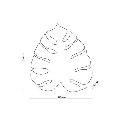 Kinkiet MONSTERA 4xG9/6W/230V złoty