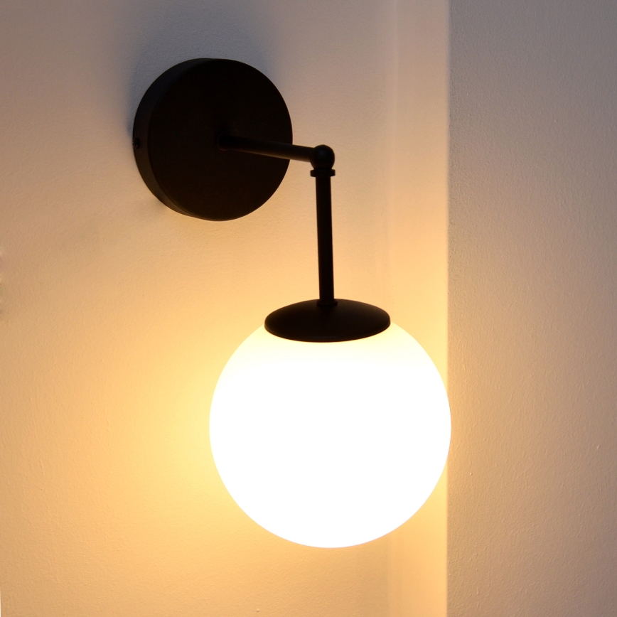 Kinkiet MOON 1xE27/15W/230V czarny
