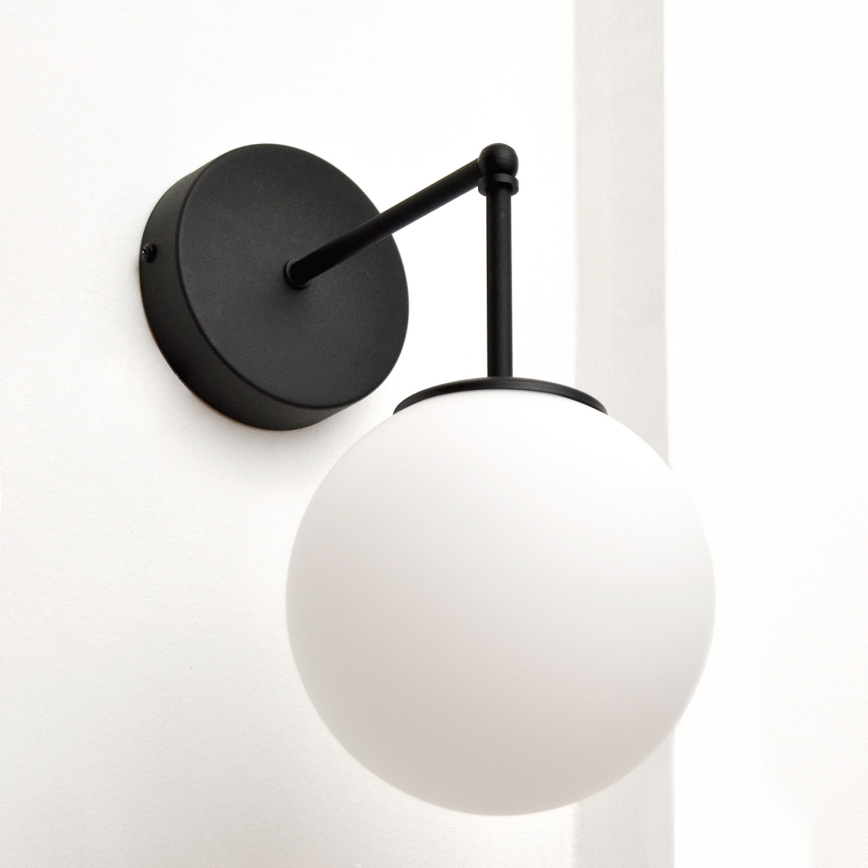 Kinkiet MOON 1xE27/15W/230V czarny
