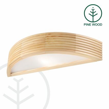 Kinkiet NATURAL MODERN 1xE27/15W/230V sosna