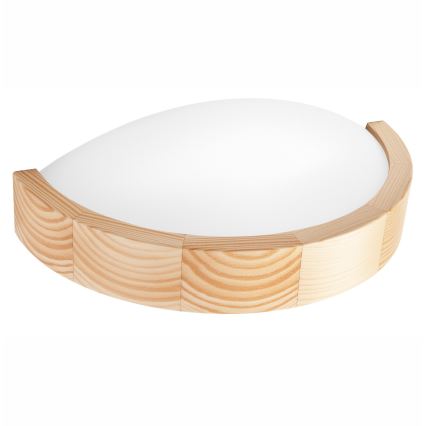 Kinkiet NATURAL SLIM 1xE27/60W/230V sosna