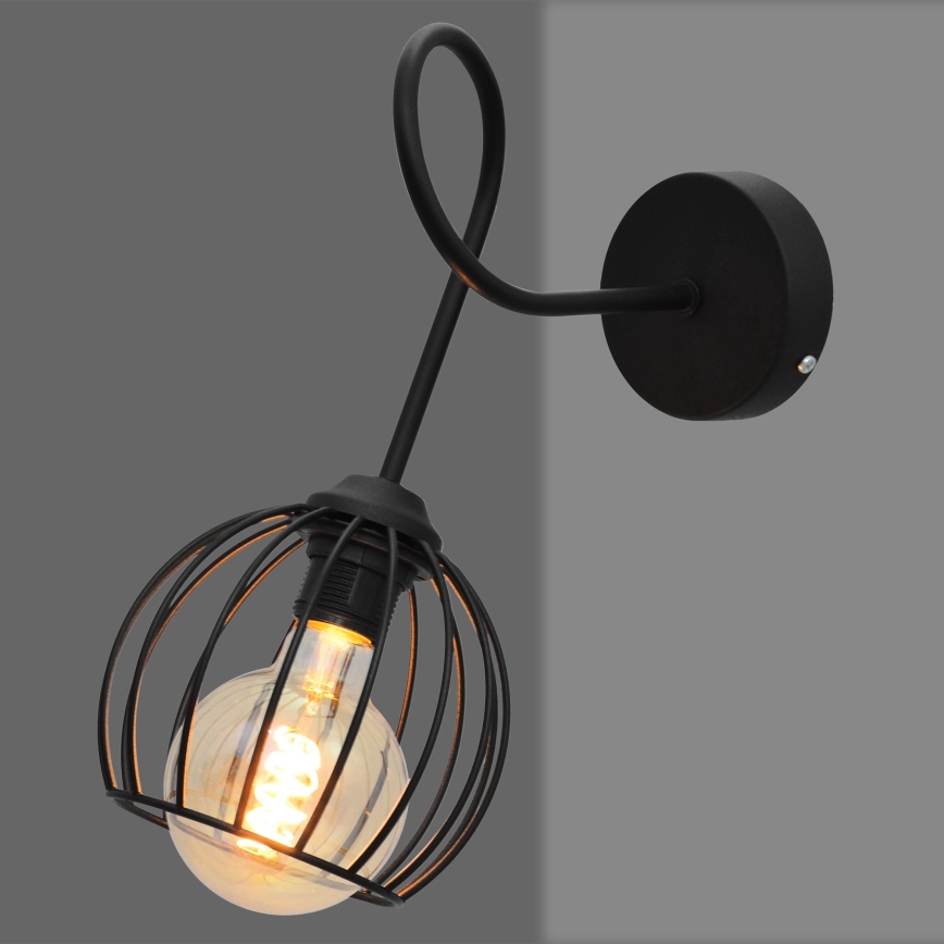 Kinkiet OXFORD 1xE27/15W/230V czarny