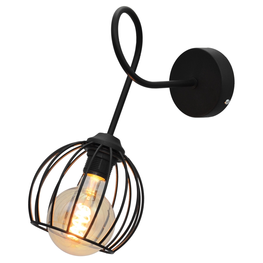 Kinkiet OXFORD 1xE27/15W/230V czarny
