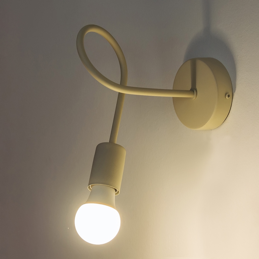 Kinkiet OXFORD 1xE27/15W/230V kremowy