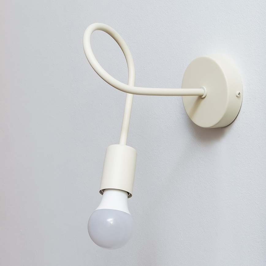 Kinkiet OXFORD 1xE27/15W/230V kremowy
