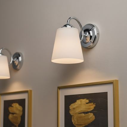 Kinkiet PAFOS 1xE27/15W/230V, chrom błyszczący