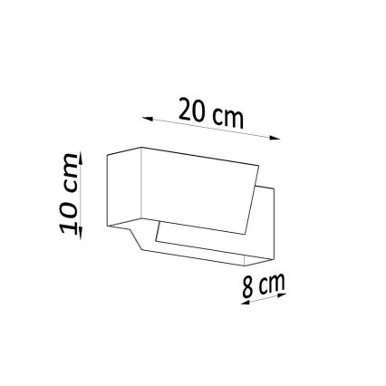 Kinkiet PIEGARE 1xG9/40W/230V