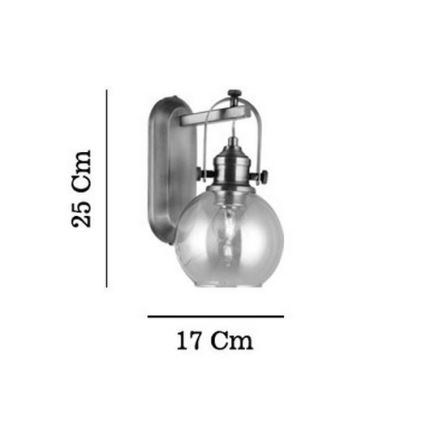 Kinkiet POLINO 1xE27/40W/230V brązowy
