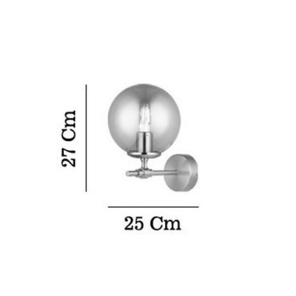 Kinkiet POLINO 1xE27/40W/230V złoty
