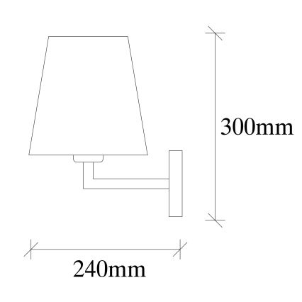 Kinkiet PROFIL 1xE27/60W/230V