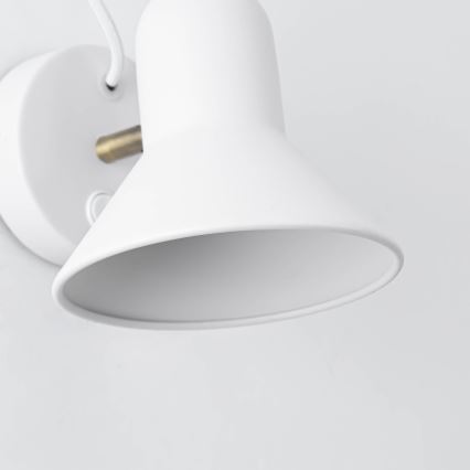 Kinkiet punktowy ASTAMA 1xE27/40W/230V biały/mosiądz