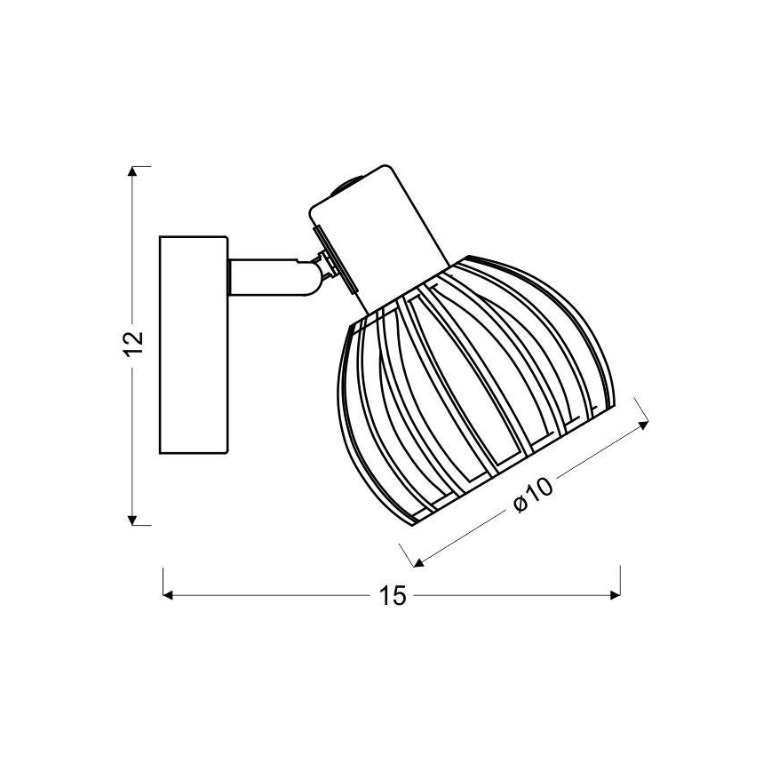 Kinkiet punktowy ATARRI 1xE14/25W/230V